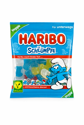 Haribo Smurf Snoep 100 Gr (Vegan)