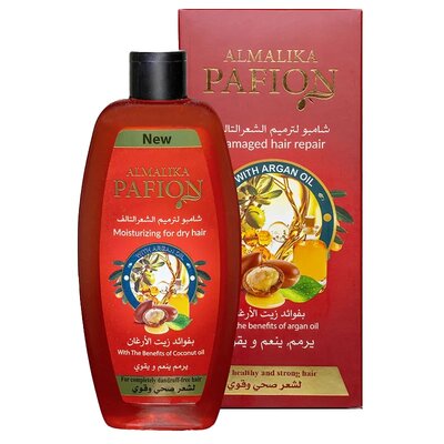 Al Malika Pafion Shampoo Argan Olie (voor beschadigd haar) 400 ML
