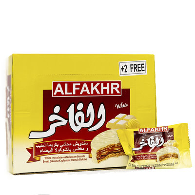 Al Fakhr Witte Chocolade Koekjes 24 Stuks