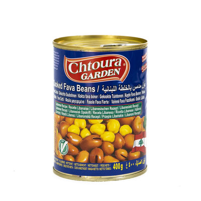 Chtoura Garden Cooked Beans with Chickpeas (Lebanese Recipe) 400 Grams