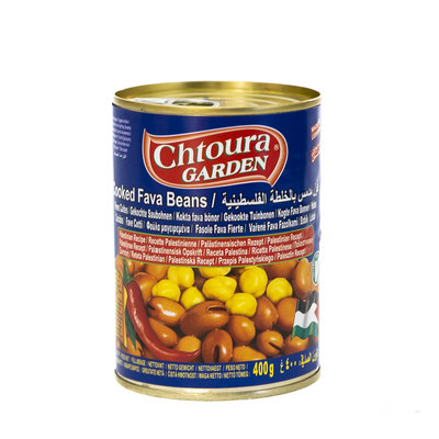 Chtoura Garden Gekookte Bonen met Chilipoeder volgens Palestijnse Recept 400 Gram