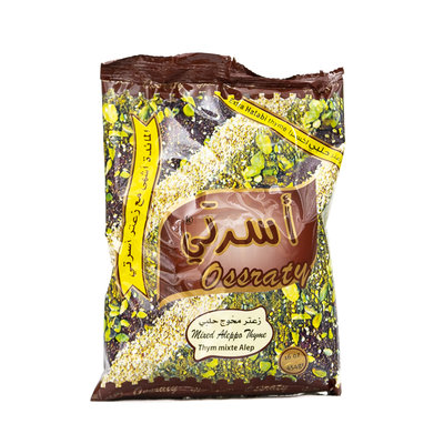 Ossraty Za'atar met Extra Halabi Tijm Rood 454 Gram