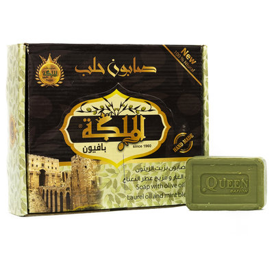 Queen Pafion Groene Zeep met Mint 100 Gram