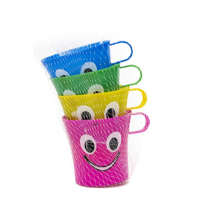 Plastic Drinking Cups for Children (4 Pcs)